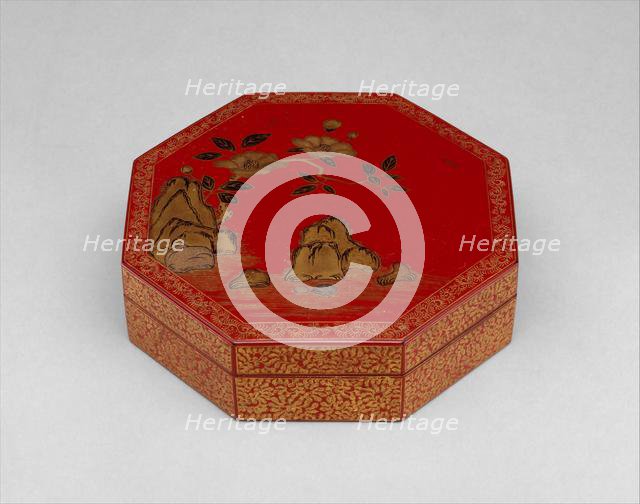 Octagonal incense box, 17th century. Creator: Unknown.
