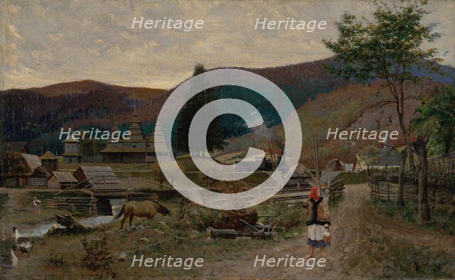 Landscape near Volovec, 1890. Creator: Eduard Hrinák.