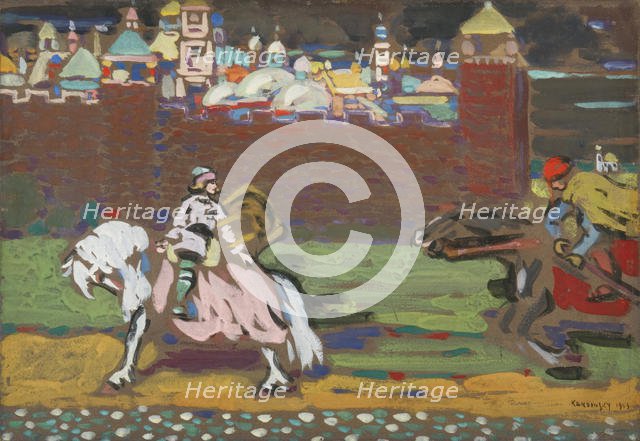 The Crusaders. Artist: Kandinsky, Wassily Vasilyevich (1866-1944)