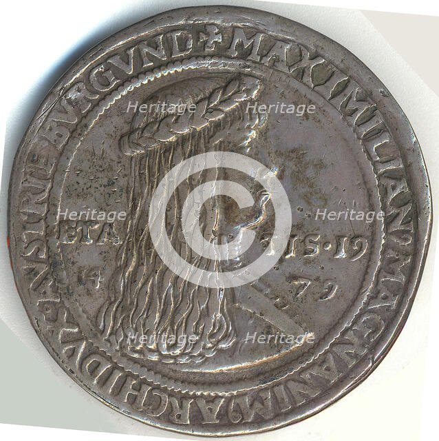 Medal of Maximillian I as Archduke Of Austria and Maria of Burgundy, 1479 (?), early 16th century. Creator: Unknown.