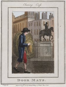'Door Mats', Cries of London, 1804. Artist: Anon