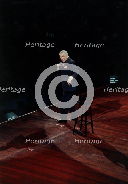 Frank Sinatra, Royal Albert Hall, London, 1989.   Creator: Brian Foskett.