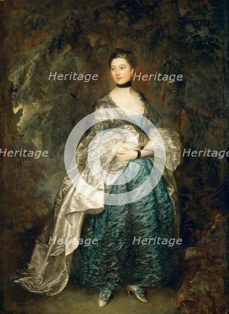 Portrait of Lady Alston, Gertrude Durnford (1731-1807), 1760. Creator: Gainsborough, Thomas (1727-1788).