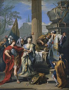 The Sacrifice of Polyxena, unknown date, (c1730s). Creator: Workshop of Giovanni Battista Pittoni.