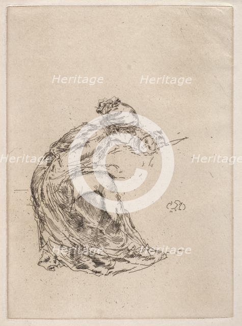 Cameo, No. 1 (Mother and Child), c. 1890-1893. Creator: James McNeill Whistler (American, 1834-1903).