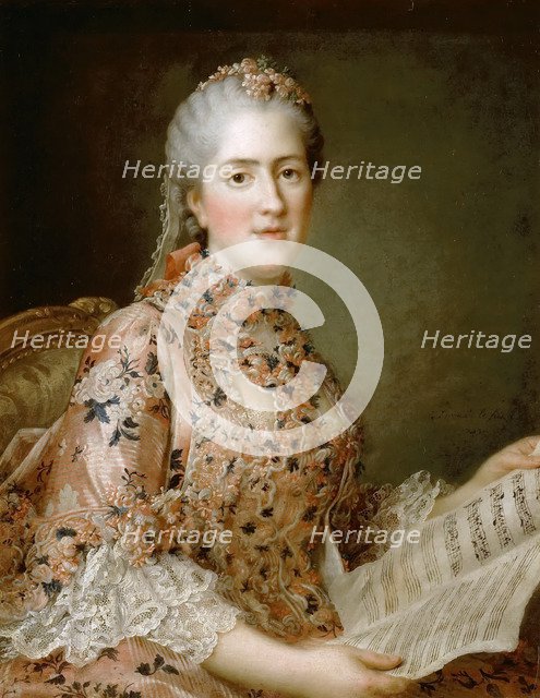 Princess Sophie of France (1734-1782). Artist: Drouais, François-Hubert (1727-1775)