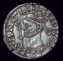 Anglo-Saxon Silver Penny of Harold II. Artist: Unknown