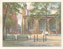 'Chapel of St. Peter, Tower Green', 1929. Artist: Unknown.