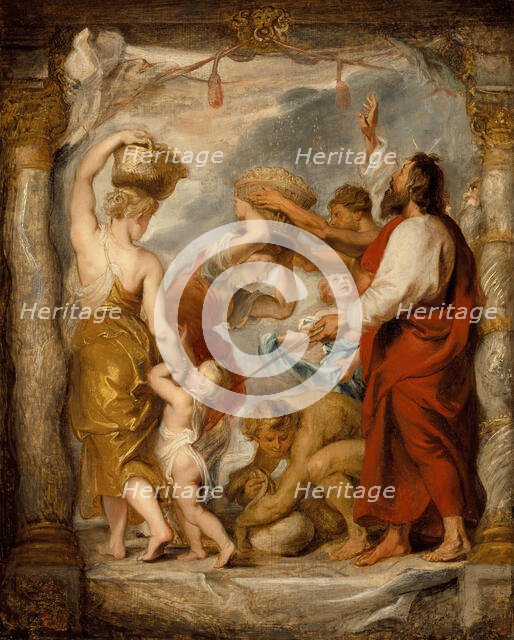 The Israelites Gathering Manna in the Desert, between c1626 and c1627. Creator: Peter Paul Rubens.