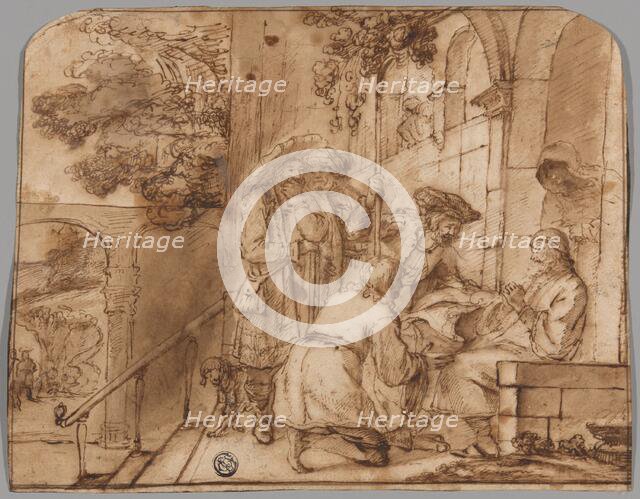 Joseph's Brothers Showing His Coat to Jacob, 1640/49. Creator: Jan Victors.