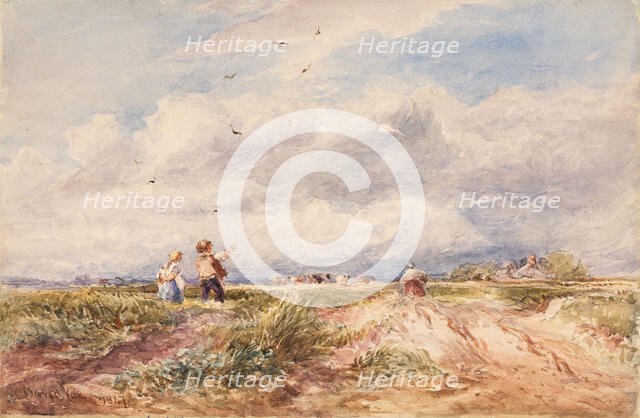 Kite Flying, 1847. Creator: Unknown.