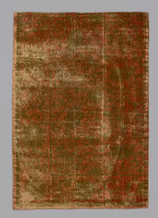 Fragment (Furnishing Fabric), China, Qing dynasty (1644-1911), 1775/1850. Creator: Unknown.