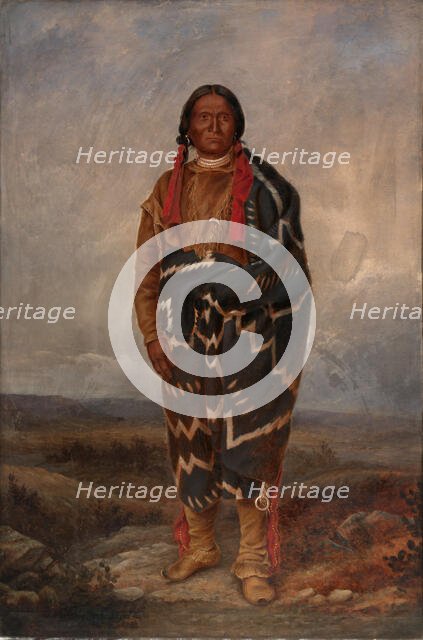 Apache Indian, ca. 1893. Creator: Antonio Zeno Shindler.