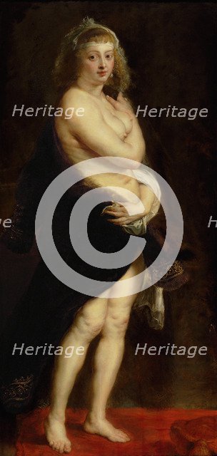 Portrait of Hélène Fourment, ca 1636. Artist: Rubens, Pieter Paul (1577-1640)