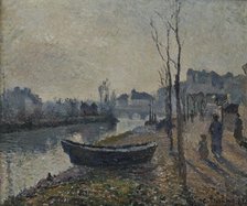 Quai du Pothuis bord de l'Oise, 1882. Creator: Pissarro, Camille (1830-1903).