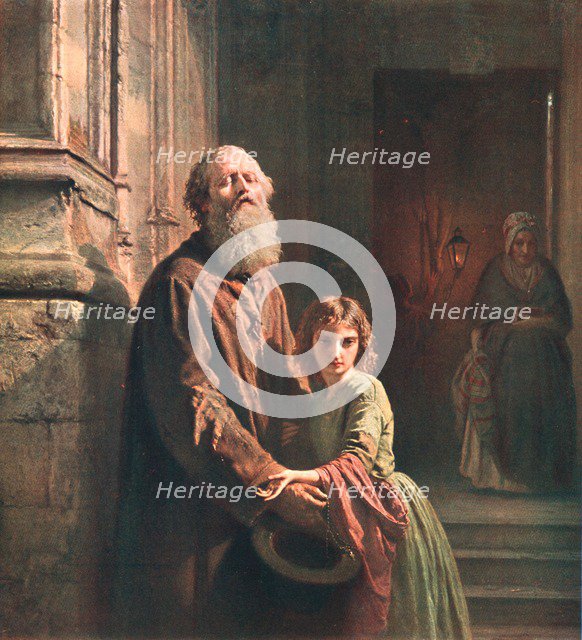 'The Blind Beggar', 1853, (c1902).  Creator: Unknown.