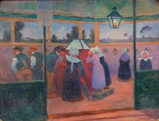 The Magic Lantern. Creator: Du Puigaudeau, Ferdinand (1864-1930).