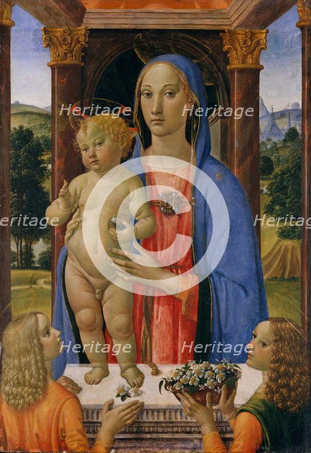 Madonna and Child with Angels. Creator: Cosimo Rosselli.