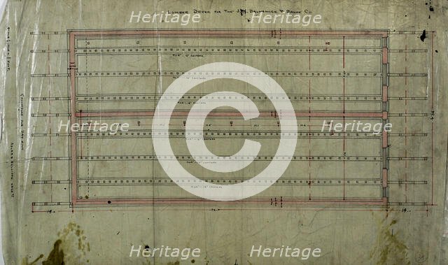 J.M. Brunswick and Balke Company Lumber Dryer, Chicago, Illinois, c. 1883. Creator: Adler & Sullivan.