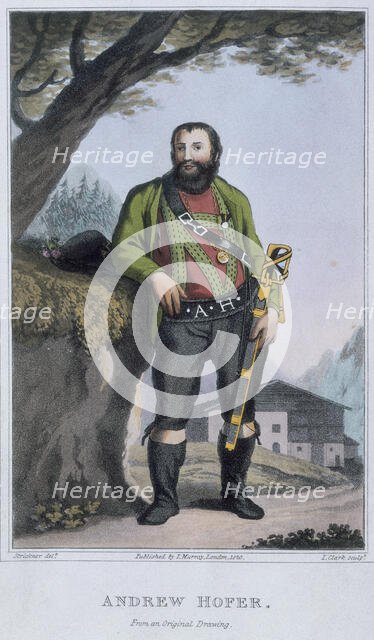 Andrew Hofer, 1820. Creator: L Clark.