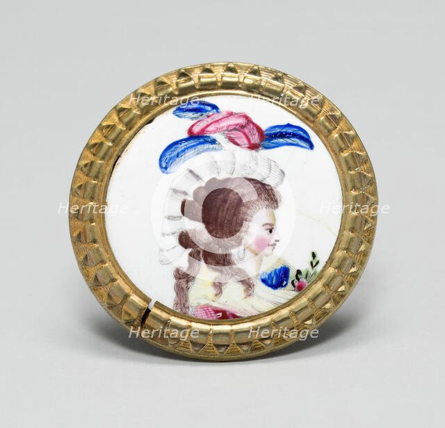 Cloak Pin (Knob or Tieback), England, 1810/30. Creator: Unknown.