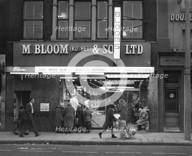 Blooms Restaurant, Kosher restaurant, Golder's Green, London. Artist: Unknown