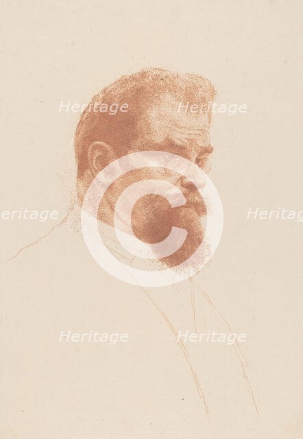 Portrait of Max Klinger, 1902. Creator: Orlik, Emil (1870-1932).