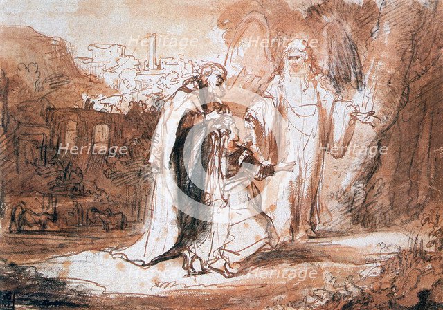 'An angel of the Lord appeared to Manoah's wife ...', c1636-1680. Artist: Ferdinand Bol