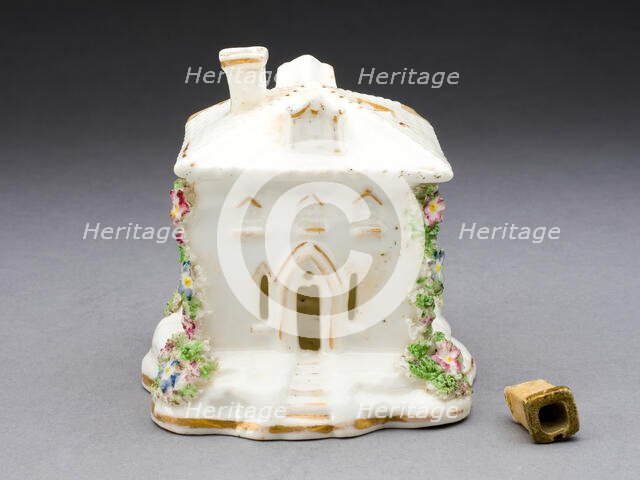 Incense Burner, Staffordshire, c. 1830. Creator: Staffordshire Potteries.