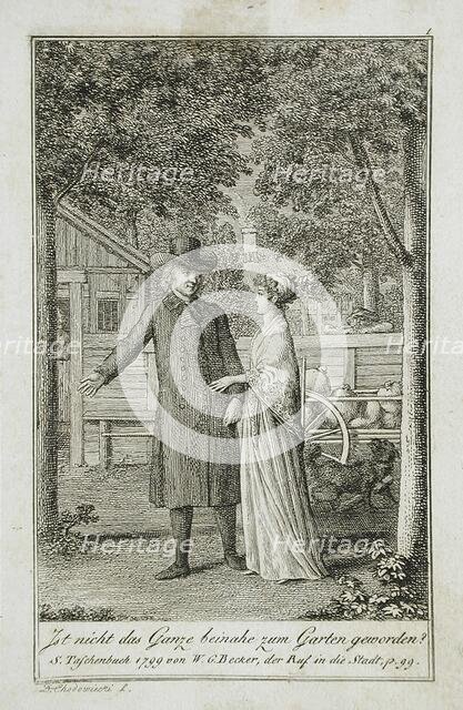 Illustration to Becker's Pocketbook für 1799. Creator: Daniel Nikolaus Chodowiecki.