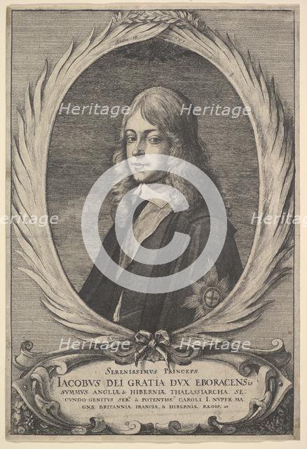 James, Duke of York, 1651. Creator: Wenceslaus Hollar.