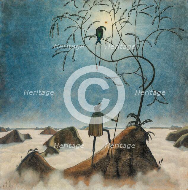 Landscape with the Sea of Fog, 1921. Creator: Sedlacek, Franz (1891-1945).