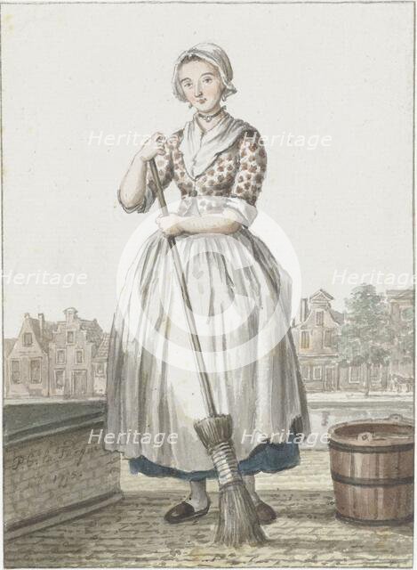 Maid from The Hague, 1775. Creator: Paulus Constantijn la Fargue.