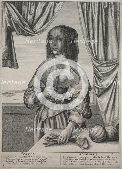 The Four Seasons: Summer, 1641. Creator: Wenceslaus Hollar (Bohemian, 1607-1677).