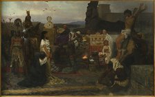 Martyrdom of early Christians, 1885. Creator: Siemiradzki, Henryk (1843-1902).