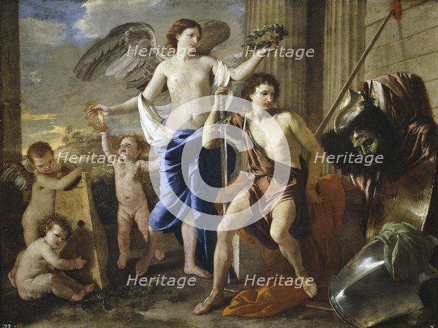 The Triumph of David, 1630. Artist: Poussin, Nicolas (1594-1665)