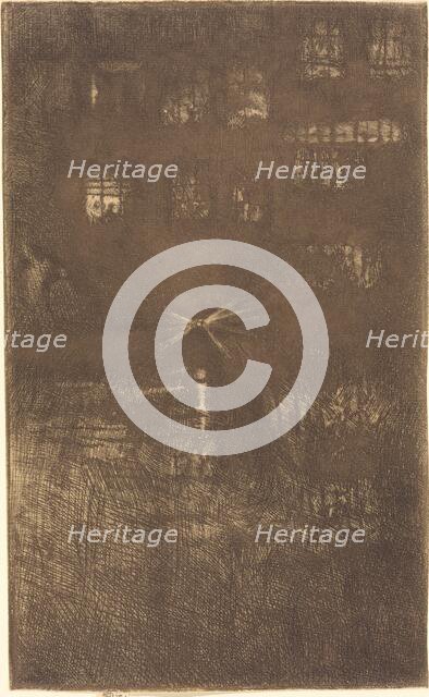 Nocturne: Dance House, 1889. Creator: James Abbott McNeill Whistler.