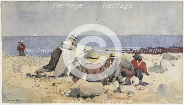 A Clam-Bake, 1873. Creator: Winslow Homer (American, 1836-1910).