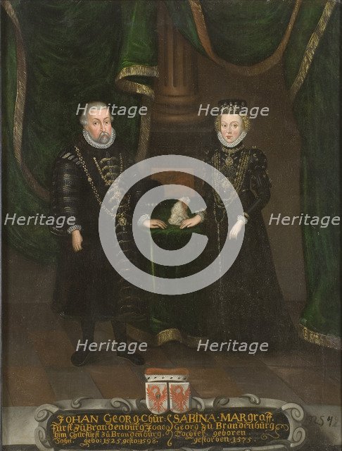 John George (1525-1598), Elector of Brandenburg and Sabina of Brandenburg-Ansbach (1529-1575), Elect