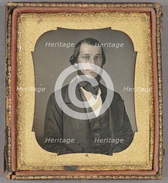 Portrait of a Man with Chin Beard, about 1850. Creator: Unknown.