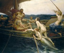 Ulysses and the Sirens, c1909. Creator: Draper, Herbert James (1863-1920).