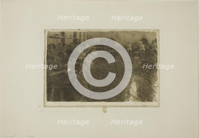 The Large Brewery, 1890. Creator: Anders Leonard Zorn.