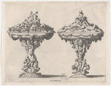 Two Cups, 16th-17th century. Creator: Rene Boyvin.