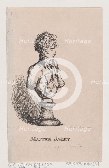 Master Jacky, April 1808., April 1808. Creator: Thomas Rowlandson.
