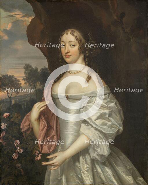 Portrait of Jacoba van Orliens, Wife of Jacob de Witte of Haamstede, 1660. Creator: Jan Mytens.