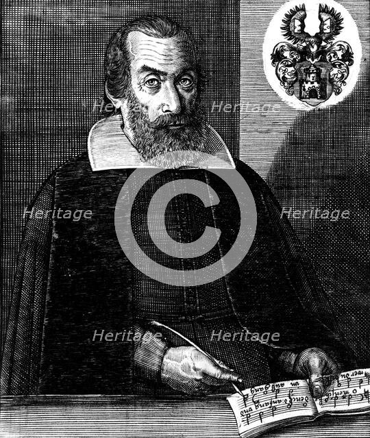 Portrait of Organist und Komponist Johann Staden (1581-1634), . Creator: Pfann, Johann (1601-1682).