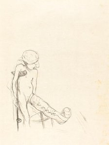 Wounded Eros (Eros vanné), 1894. Creator: Henri de Toulouse-Lautrec.