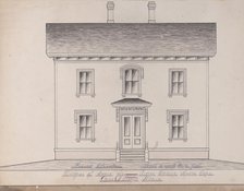 Portfolio containing Six Designs for the George Henry Lyon House, Cambridge, Mass., 19th cent. Creator: Anon.