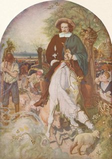 'Cromwell on His Farm', 1874, (1918). Artist: Ford Madox Brown.
