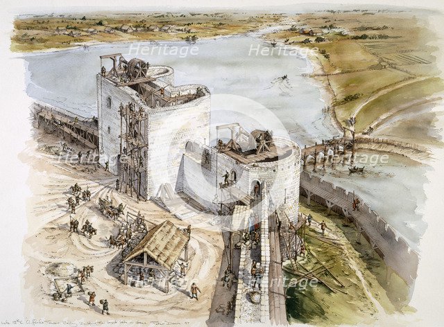 Clifford's Tower, late 13th century, (c1990-2010). Artist: Peter Dunn.